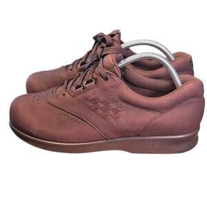 SAS Free Time Women's Size 9W Nubuck Suede Brown Tripad Comfort Shoes